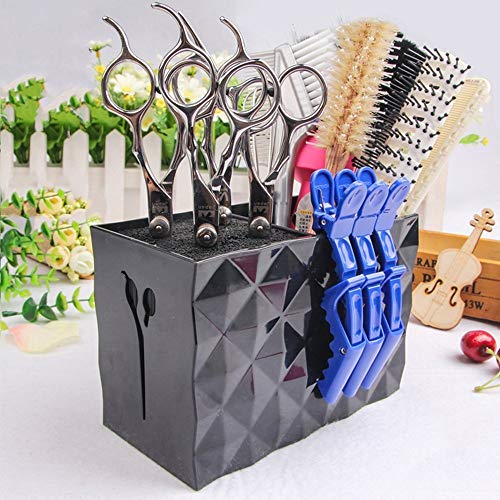 Professional Salon Scissors Holder Box - Acrylic Storage for Salon Combs