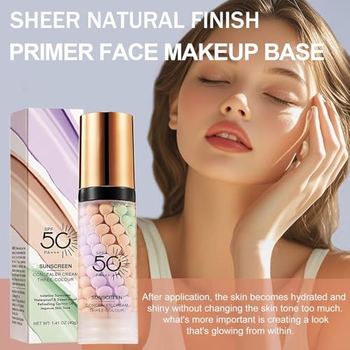 3-in-1 Color Correcting Primer SPF 50 with Niacinamide (2 Pack)