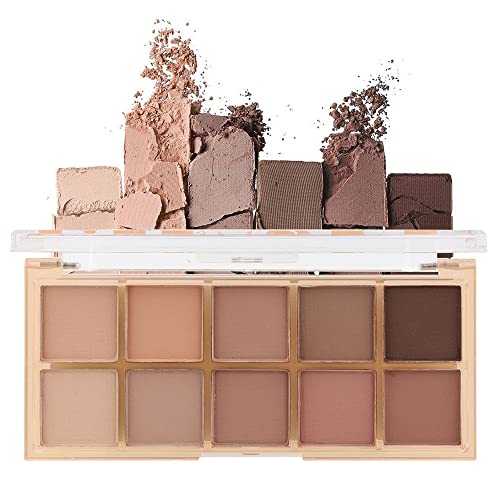 CAKAILA 10-Color Nude Eyeshadow Palette - Matte & Shimmer
