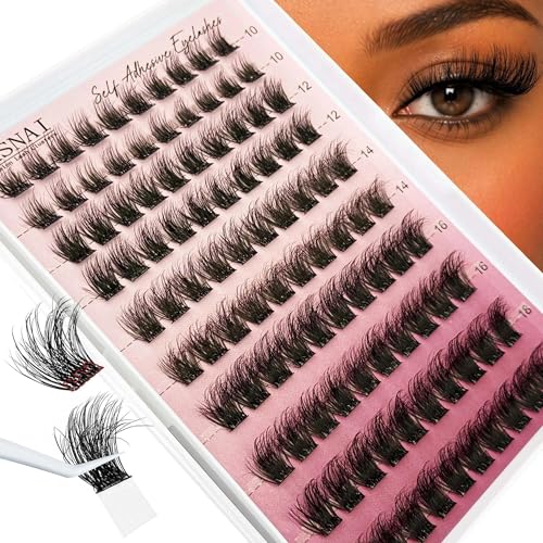 Self-Adhesive Eyelash Clusters 10-18mm Fluffy Mink Lashes