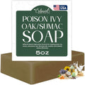Poison Ivy Soap Bar ? All Natural Poison Ivy Treatment ? Anti-Itch Skin Cleanser Wash for Poison Ivy, Poison Oak & Sumac ? Removes Oils, Soothes & Relieves Rashes ? 5oz Jewelweed Soap Made in USA