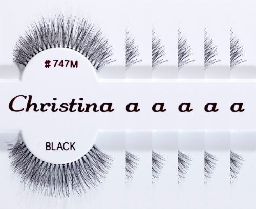 6 Pack Christina 747 Medium Eyelashes
