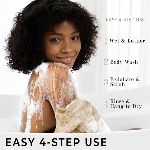 African Exfoliating Net Sponge - 3 Pack Body Scrubber