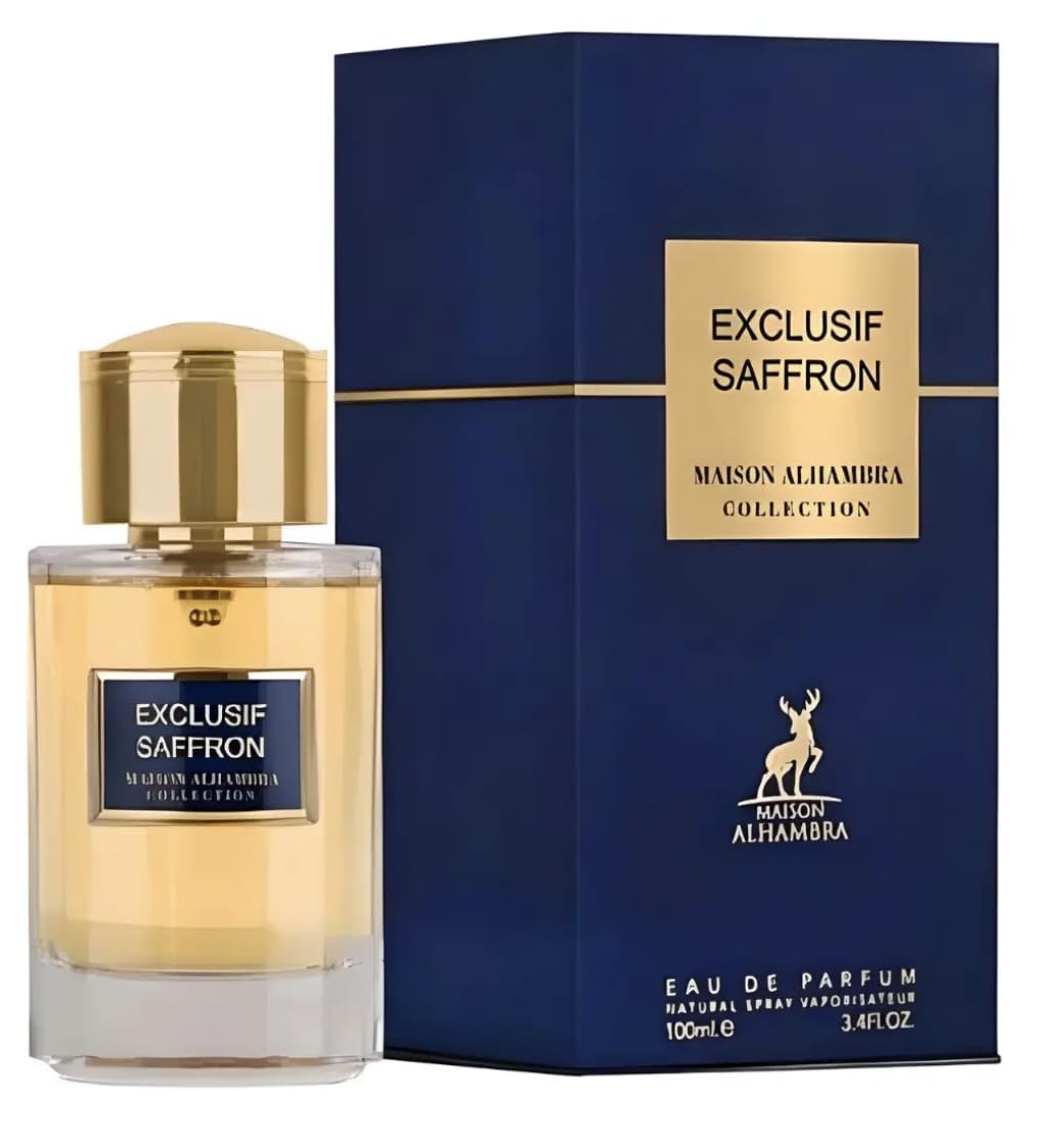 Exculsif Saffron by Maison Alhambra for Men - 3.4 oz EDP Spray