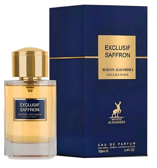 Exculsif Saffron by Maison Alhambra for Men - 3.4 oz EDP Spray