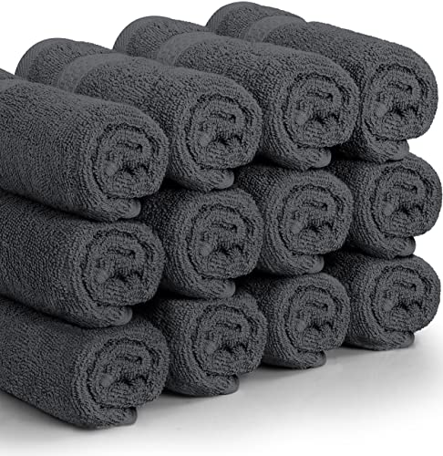 Utopia Towels 12 Pack Premium Wash Cloths, 100% Cotton, 12x12 Inches