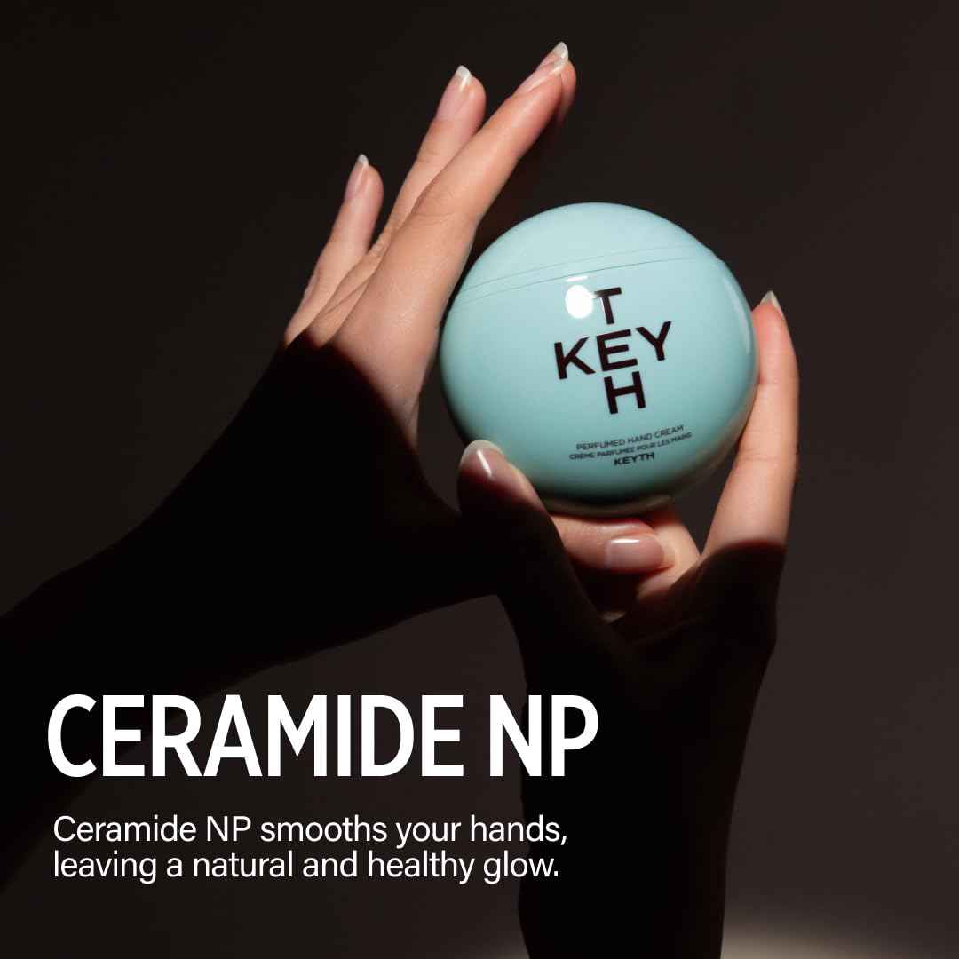 KEYTH PERFUMED HAND CREAM #EPIC FLEUR (70ML, 2.36 FL.OZ.) / Rich Scent, Provides Glow and Moisture, Refreshing Finish, Amber&Woody&Floral, Lily Flower Extract Ceramide NP
