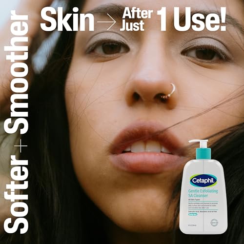 Cetaphil SA Gentle Exfoliating Face Wash, 8 fl oz
