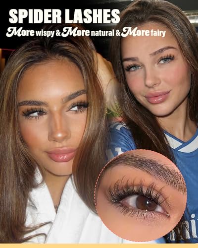 Spider Lash Clusters Wispy Invisible Band 10-16mm