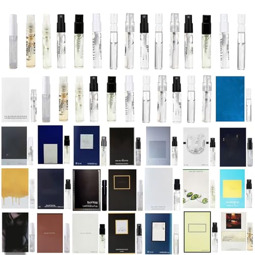 22-Piece Men's Cologne Sample Set – Designer Fragrance Sampler Kit