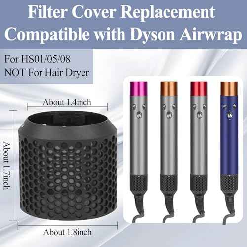 Filter Cage Cover for Dyson Airwrap, Outer Filter Cover Attachment Replacement Compatible with Airwrap Attachment Strainer Replacement for No.969758-05