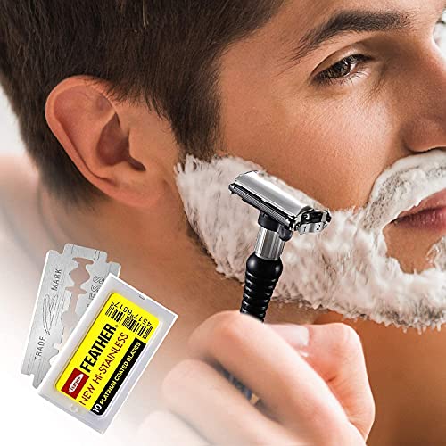Feather Double Edge Safety Razor Blades 30 Count
