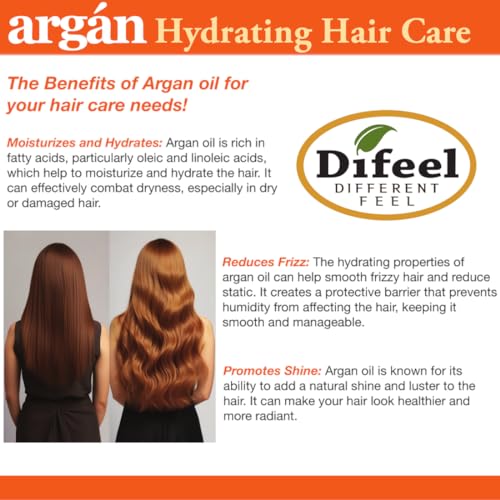 Difeel Argan Oil Leave-In Conditioner Spray 6 oz