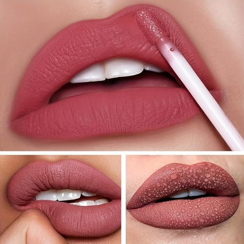 MooGlamor 12-Piece Matte Liquid Lipstick Set - Long-Lasting Hydrating Shades