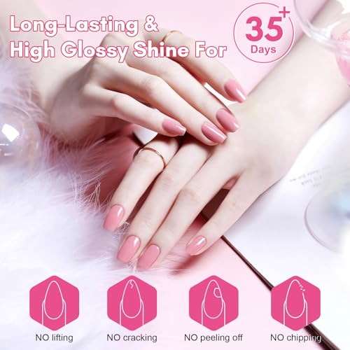 Makartt 2 Pcs Extra Strong Base Coat & Hard Gel Top Coat for Gel Polish with Nail Art Brush, 3-in-1 Long-Lasting Base Coat Nail Gule for Press on Nails Charms Glossy Finish Top Coat for Salon Home Use