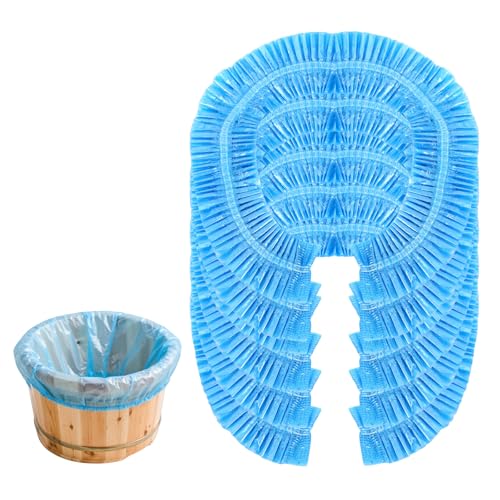 Disposable Pedicure Foot Bath Liners 25 pcs, Portable Spa & Foot Care Bags