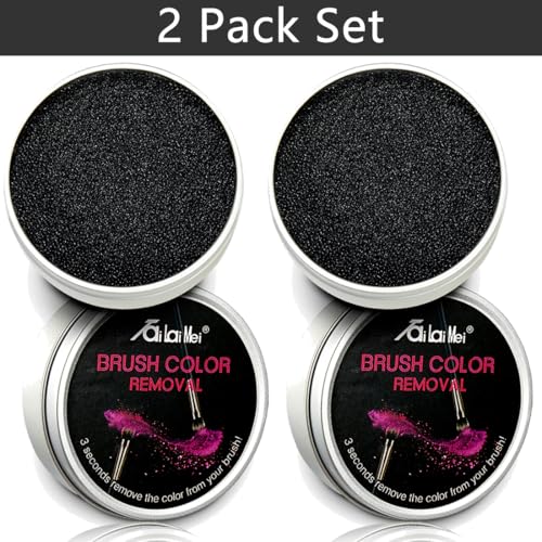 TailaiMei Makeup Brush Cleaner Sponge, 2 Pack