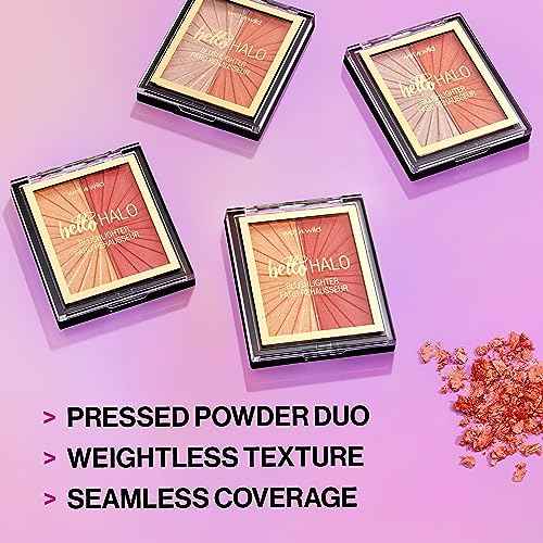 Wet n Wild MegaGlo Blushlighter, Blendable Blush & Highlighter Set, Shimmery Metallic Finish, Flash Me