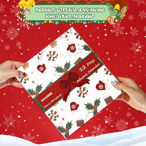 UCANBE 12-Day Makeup Advent Calendar, Holiday Beauty Gift Set