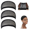 Dreamlover Black Mesh Wig Caps, 3-Pack Breathable Hair Net