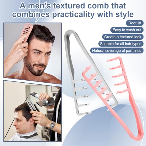 Men's Texturizing Comb for Volume & Root Lift
