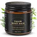 Beef Tallow for Skin,Tallow and Honey Balm,Organic Grass-Fed Beef Tallow Balm with Honey, Face and Body Moisturizer(120g)