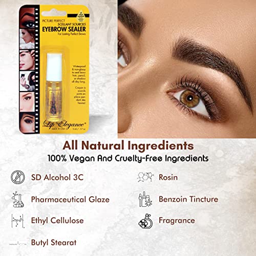 Eyebrow Sealer ? Clear Waterproof Brow Gel for Extreme Hold, 0.17 Ounce