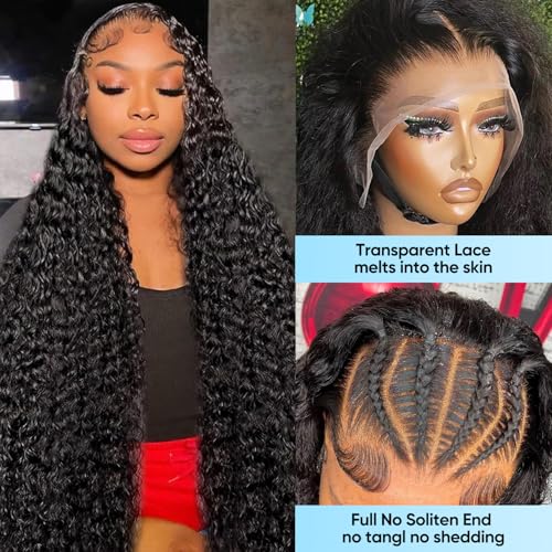 BJVT 13x6 Deep Wave Lace Front Wig 200% Density 30 Inch