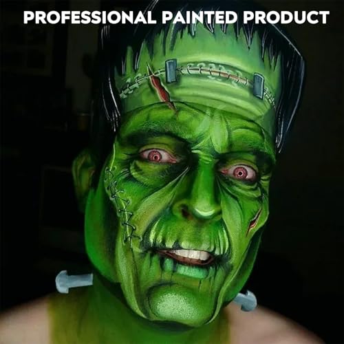 Green Face Paint, Cream-based Body Paint Stick¡¼Larger Capacity¡½¡¼High Pigment¡½¡¼Long Lasting¡½Professional Paint Makeup Product For Halloween/Masquerade/Cosplay/Movie Makeup, 1.06 Oz/30g