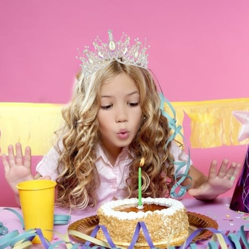 Birthday Queen Sash & Tiara Set for Women Girls - 2 Pack