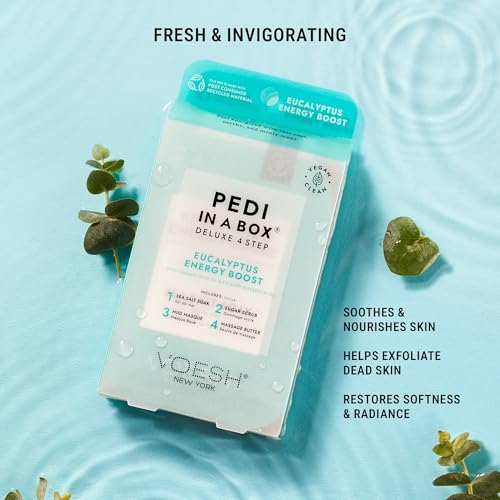 VOESH Pedi in a Box 4 Step Fresh Trio - Vegan Foot Spa Set
