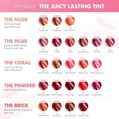 rom&nd THE JUICY LASTING TINT 07 Cherry Bomb Lip Gloss