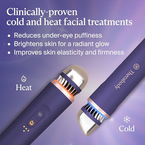 TheraFace Depuffing Wand – Cold & Heat Facial Massager