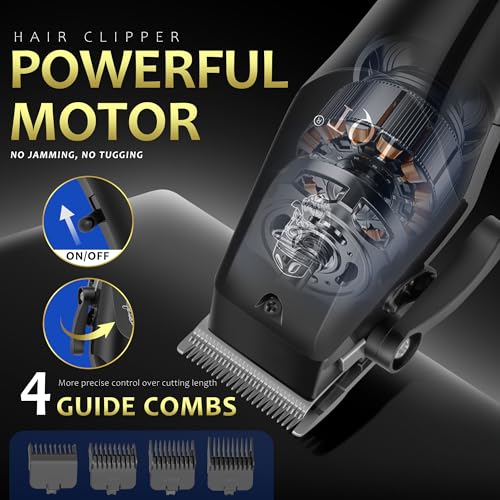 LQT Men's Hair Clipper & Grooming Kit - 4-Piece Set