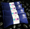 Happy Wraps Navy Cotton Eye Pillows Set of 4 - Hot Cold Stress Relief & Meditation