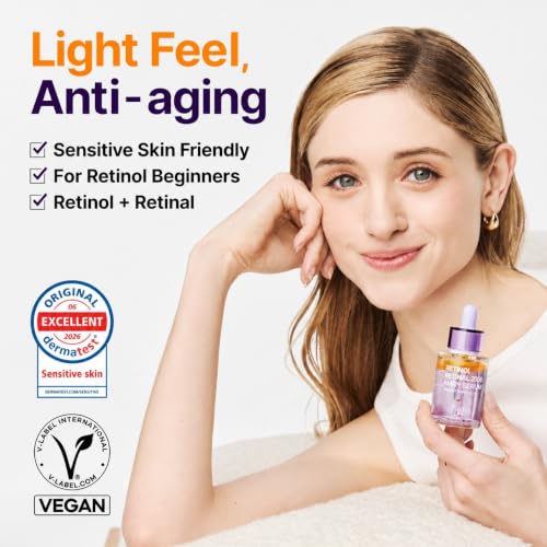 PURITO Retinol + Retinal Serum | Korean Anti-Aging Care