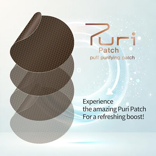 Cushion Puff Protector ? 5 Individually Wrapped Copper Stickers for Makeup Puff Hygiene, Reduce Breakouts from Dirty Puffs, K-Beauty Compact Accessory, Daily Skincare Routine Essential