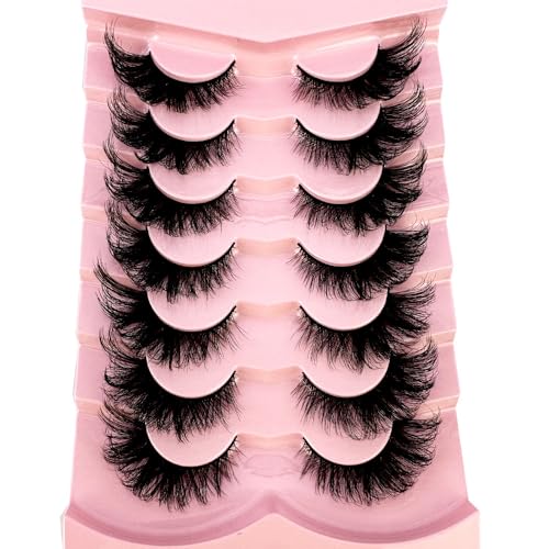 3D Fluffy Mink Lashes - Thick, Long Dramatic Cat Eye