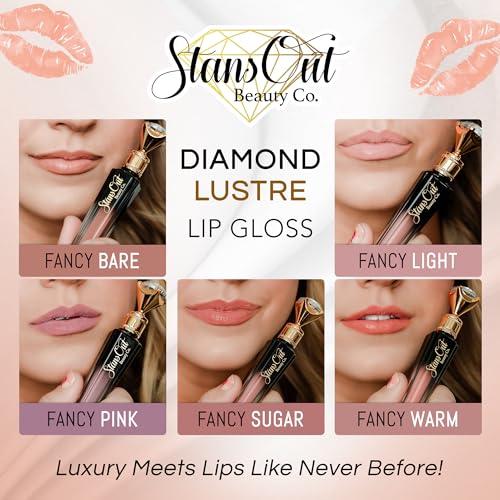 StansOut Beauty Diamond Lustre Hydrating Lip Gloss - 5 Shades