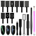 15-Piece Nail Magnet Tool Set for Cat Eye Gel Art – Double-Head Design
