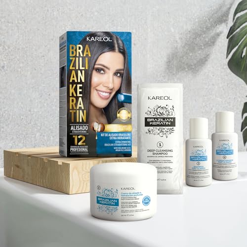 Kareol Brazilian Keratin Hair Treatment Kit - Hydrating & Frizz-Free