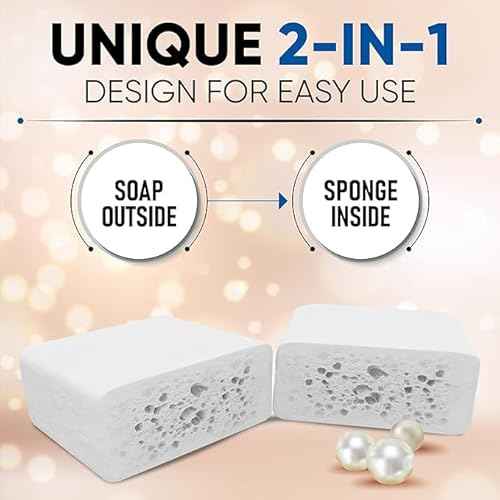 T.Taio Esponjabon Variety Pack Mini Travel Size Soap Sponges - 10 Mini Mother of Pearl Soaps Set - Tailored to Different Skincare Needs, Ideal for On-The-Go Cleanse