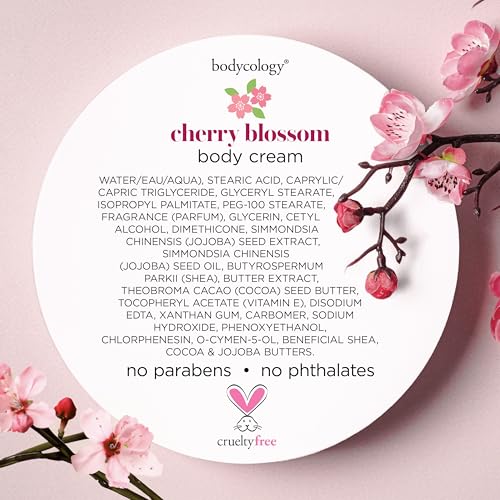Bodycology Cherry Blossom Shea Butter Body Cream 8 oz - Pack of 1
