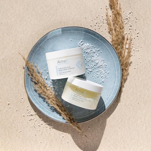 Alma K Nutritive Body Butter - Deep Hydration Body Cream Skin Care - Shea Butter Lotion with Dead Sea Minerals, Vitamin E - All Skin Types - 8.45 oz