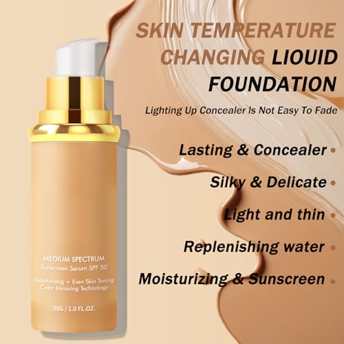 Color-Changing Foundation SPF 50+ | 4-in-1 Concealer & Sunscreen