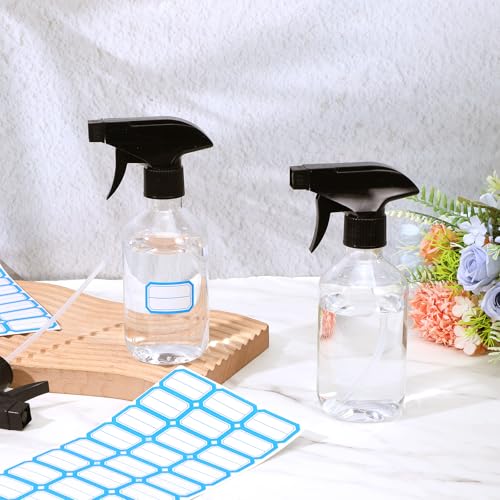 10-Pack 10oz Plastic Spray Bottles with Adjustable Nozzle for Hair, Plants, and Cleaning