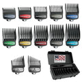 Wahl Secure-Snap Colored Clipper Guards 12-Piece Set w/ Caddy
