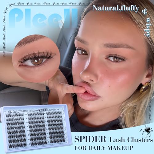 5D Fluffy Eyelash Clusters by Pleell - D-Curl 10-16MM DIY Lashes