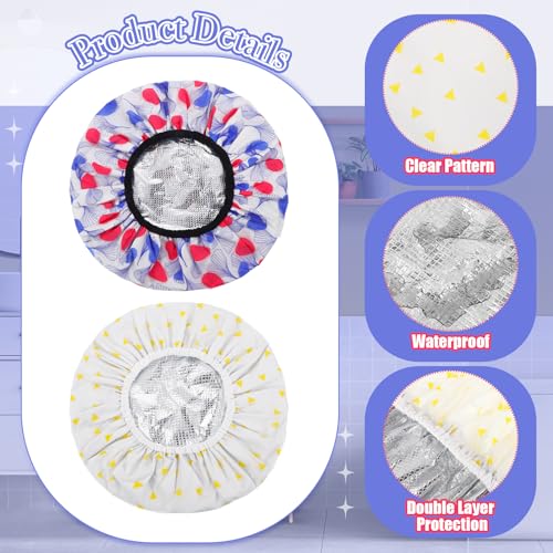 Deep Conditioning Heat Cap (2 Pack) - Double Layer Waterproof
