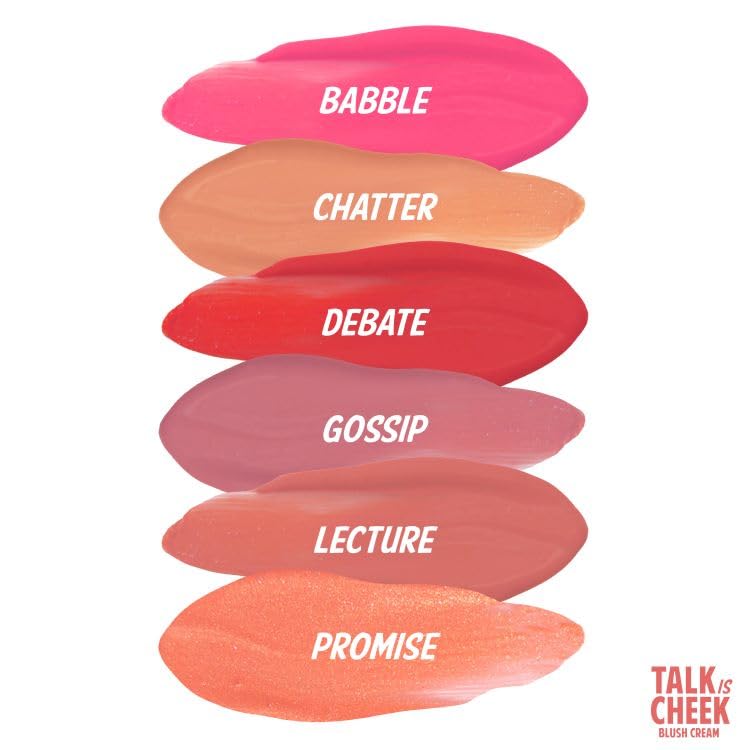theBalm Talk is Cheek Blush Cream - Babble Shade